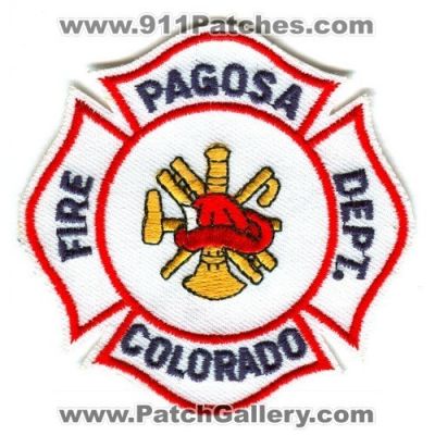 Pagosa Fire Department Patch (Colorado)
[b]Scan From: Our Collection[/b]
Keywords: dept.
