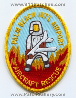 Palm Beach International Airport Fire Department ARFF Aircraft Rescue Patch (Florida)
Scan By: PatchGallery.com
Keywords: Intl. Dept. A.R.F.F. Firefighter Firefighting CFR C.F.R. Crash Fire Rescue