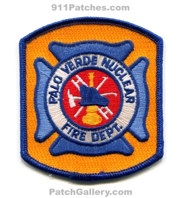 Palo Verde Nuclear Plant Fire Department Patch (Arizona)
Scan By: PatchGallery.com
Keywords: dept. of energy doe
