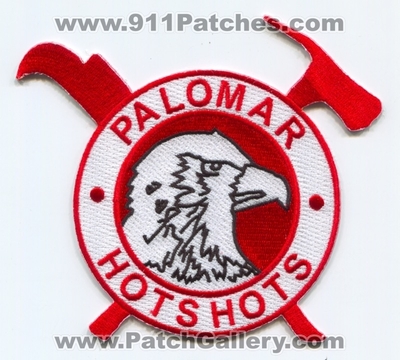 Palomar Hotshots Forest Fire Wildfire Wildland Patch (California)
Scan By: PatchGallery.com
Keywords: hot shots