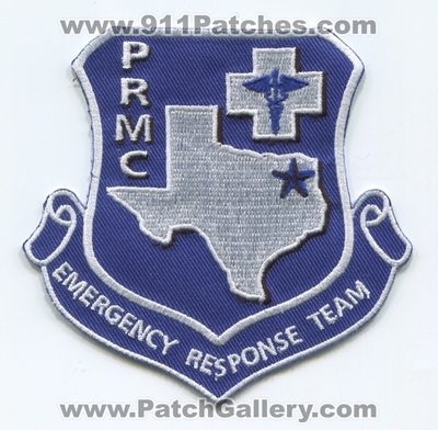 Paris Regional Medical Center Security Emergency Response Team ERT Patch (Texas)
Scan By: PatchGallery.com
[b]Patch Made By: 911Patches.com[/b]
Keywords: PRMC P.R.M.S. E.R.T. Hospital