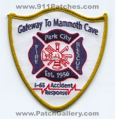 Park City Fire Rescue Department Patch (Kentucky)
Scan By: PatchGallery.com
Keywords: dept. gateway to mammoth cave i-65 accident response