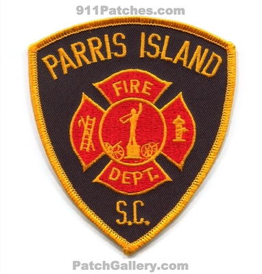 Parris Island Fire Department USMC Military Patch (South Carolina)
Scan By: PatchGallery.com
Keywords: dept. united states marine corps