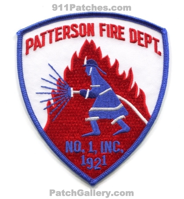 Patterson Fire Department Number 1 Inc Patch (New York) (Confirmed)
Scan By: PatchGallery.com
Keywords: dept. no. #1 incorporated inc.