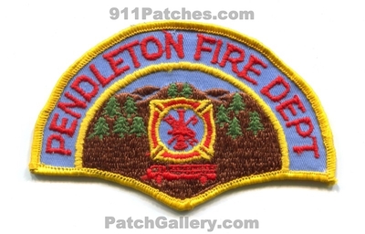 Pendleton Fire Department Patch (Oregon)
Scan By: PatchGallery.com
Keywords: dept.
