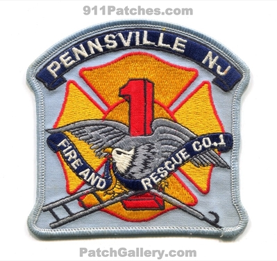 Pennsville Fire and Rescue Company 1 Patch (New Jersey)
Scan By: PatchGallery.com
Keywords: co. department dept.