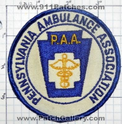 Pennsylvania Ambulance Association (Pennsylvania)
Thanks to swmpside for this picture.
Keywords: p.a.a. paa ems