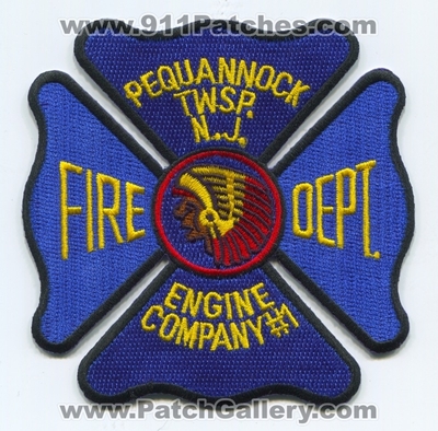 Pequannock Township Fire Department Engine Company Number 1 Patch (New Jersey)
Scan By: PatchGallery.com
Keywords: twp. twsp. dept. n.j. co. no. #1