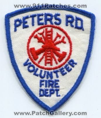 Peters Road Volunteer Fire Department (Florida)
Scan By: PatchGallery.com
Keywords: rd. dept.