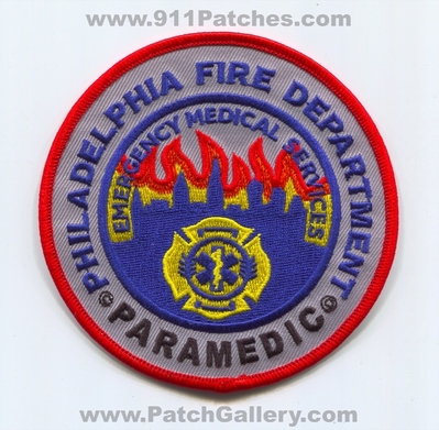 Philadelphia Fire Department Paramedic Emergency Medical Services EMS Patch (Pennsylvania)
Scan By: PatchGallery.com
Keywords: dept. pfd p.f.d. ambulance