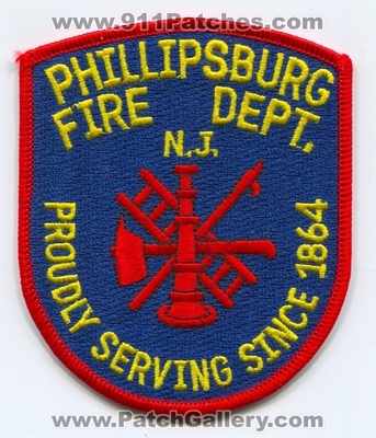 Phillipsburg Fire Department Patch (New Jersey)
Scan By: PatchGallery.com
Keywords: dept. n.j.