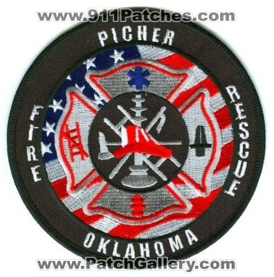 Picher Fire Rescue Department Patch (Oklahoma)
Scan By: PatchGallery.com
Keywords: dept.