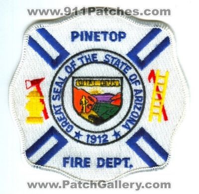 Pinetop Fire Department (Arizona)
Scan By: PatchGallery.com
Keywords: dept.
