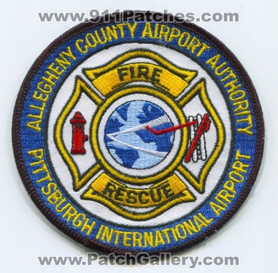 Pittsburgh International Airport Fire Rescue Department Patch (Pennsylvania)
Scan By: PatchGallery.com
Keywords: intl. dept. allegheny county co. airport authority