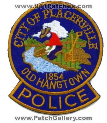 Placerville Police (California)
Thanks to apdsgt for this scan.
Keywords: city of