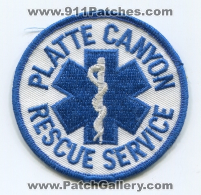 Platte Canyon Rescue Service Patch (Colorado)
[b]Scan From: Our Collection[/b]
Keywords: ems