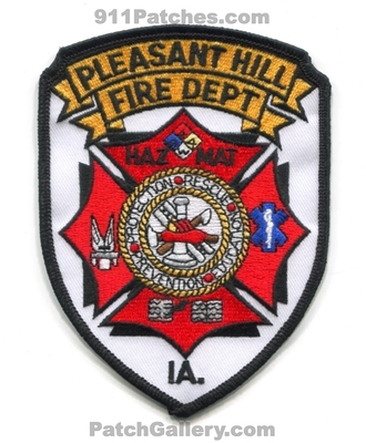 Pleasant Hill Fire Department Patch (Iowa)
Scan By: PatchGallery.com
Keywords: dept. protection rescue prevention education hazmat haz-mat