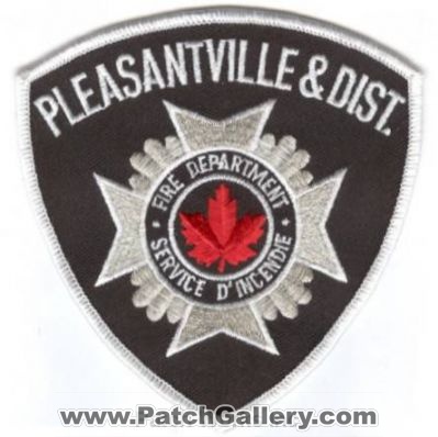 Pleasantville & District Fire Department (Canada NS)
Thanks to zwpatch.ca for this scan.
Keywords: and