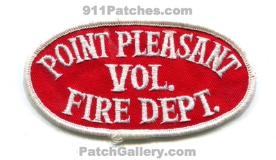 Point Pleasant Volunteer Fire Department Patch (Virginia)
Scan By: PatchGallery.com
Keywords: vol. dept.