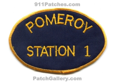 Pomeroy Fire Department Station 1 Patch (Ohio)
Scan By: PatchGallery.com
Keywords: dept.