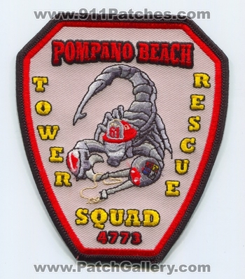 Pompano Beach Fire Department Station 61 Patch (Florida)
Scan By: PatchGallery.com
Keywords: dept. company co. tower rescue squad 4773