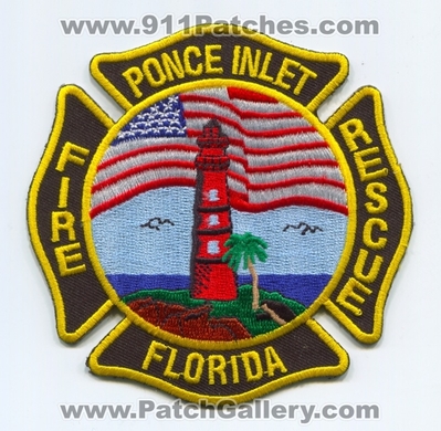 Ponce Inlet Fire Rescue Department Patch (Florida)
Scan By: PatchGallery.com
Keywords: dept. lighthouse