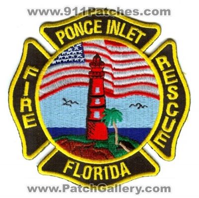 Ponce Inlet Fire Rescue Department Patch (Florida)
[b]Scan From: Our Collection[/b]
Keywords: dept.