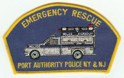Port Authority Police Emergency Rescue
Thanks to PaulsFirePatches.com for this scan.
Keywords: new york jersey ny & and nj