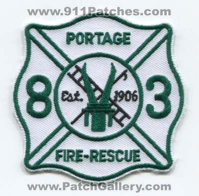 Portage Fire Rescue Department 83 Patch (Pennsylvania)
Scan By: PatchGallery.com
Keywords: dept. station company co.