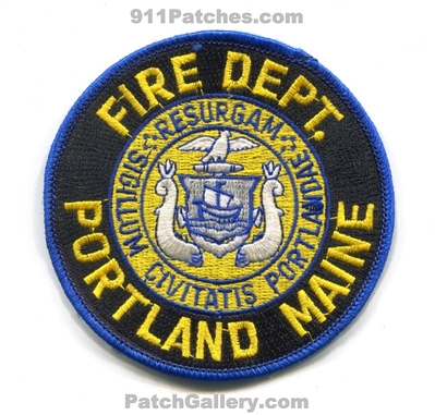 Portland Fire Department Patch (Maine)
Scan By: PatchGallery.com
Keywords: dept.
