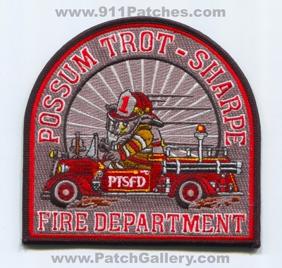 Possum Trot-Sharpe Fire Department Patch (Kentucky)
Scan By: PatchGallery.com
Keywords: dept. ptsfd