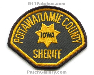 Pottawattamie County Sheriffs Office Patch (Iowa)
Scan By: PatchGallery.com
Keywords: co. department dept.