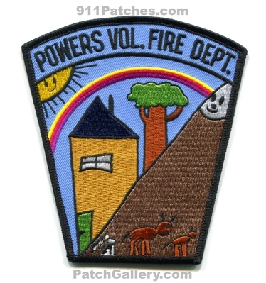 Powers Volunteer Fire Department Patch (Oregon)
Scan By: PatchGallery.com
Keywords: vol. dept.