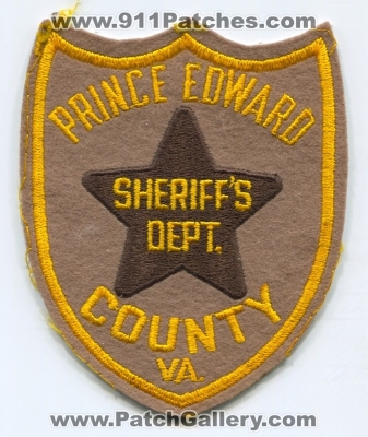 Prince Edward County Sheriffs Department Patch (Virginia)
Scan By: PatchGallery.com
Keywords: co. dept. office va