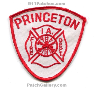 Princeton Fire Department Patch (Iowa)
Scan By: PatchGallery.com
Keywords: dept. ia.