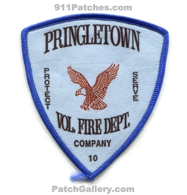 Pringletown Volunteer Fire Department Company 10 Patch (South Carolina)
Scan By: PatchGallery.com
Keywords: vol. dept. co. protect serve