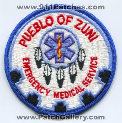 Pueblo of Zuni Emergency Medical Services EMS Patch (New Mexico)
Scan By: PatchGallery.com
Keywords: indian tribe tribal