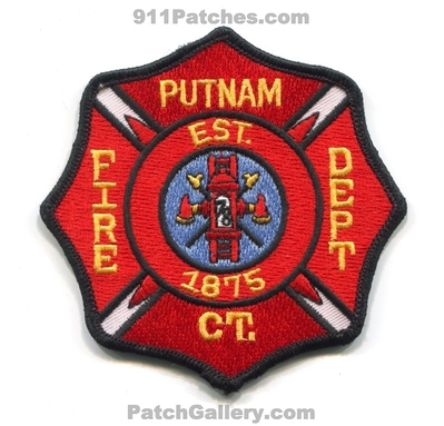 Putnam Fire Department Patch (Connecticut)
Scan By: PatchGallery.com
Keywords: dept. est. 1875