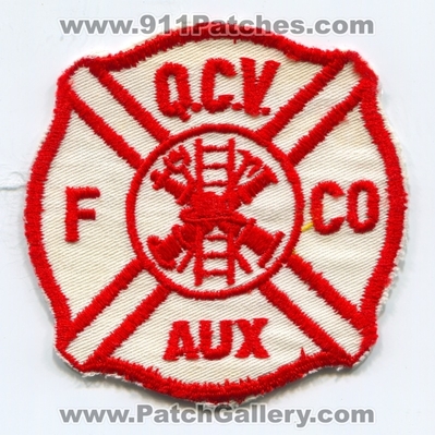 Quaker City Volunteer Fire Company Auxiliary Patch (Ohio)
Scan By: PatchGallery.com
Keywords: qcvfco q.c.v.f.co. aux. department dept.