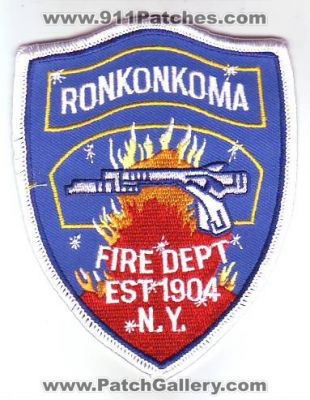 Ronkonkoma Fire Department (New York)
Thanks to Dave Slade for this scan.
Keywords: dept. n.y.