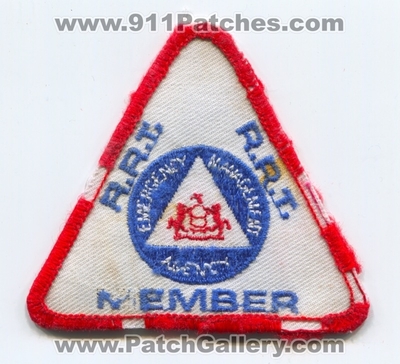 RRT Member Emergency Management Agency EMA Patch (Pennsylvania)
Scan By: PatchGallery.com
Keywords: r.r.t. e.m.a. ems