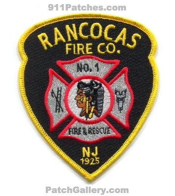 Rancocas Fire Company Number 1 Patch (New Jersey)
Scan By: PatchGallery.com
Keywords: co. no. #1 & and rescue department dept. 1925