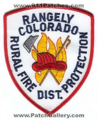 Rangely Rural Fire Protection District Patch (Colorado)
[b]Scan From: Our Collection[/b]
Keywords: prot. dist. department dept.