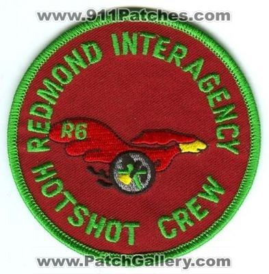 Redmond Interagency Hotshot Crew Region 6 Wildland Fire (Oregon)
Scan By: PatchGallery.com
Keywords: wildfire forest r6