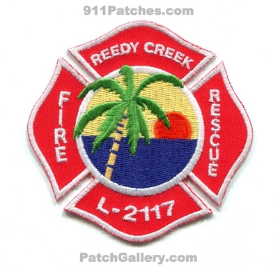 Reedy Creek Firefighters Association IAFF Local 2117 Patch (Florida)
[b]Scan From: Our Collection[/b]
Keywords: assoc. assn. union fire rescue department dept. l-2117