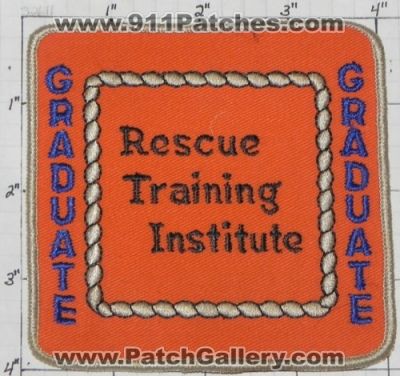 Rescue Training Institute Graduate (UNKNOWN STATE)
Thanks to swmpside for this picture.
