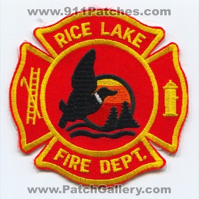 Rice Lake Fire Department Patch (Wisconsin)
Scan By: PatchGallery.com
Keywords: dept.
