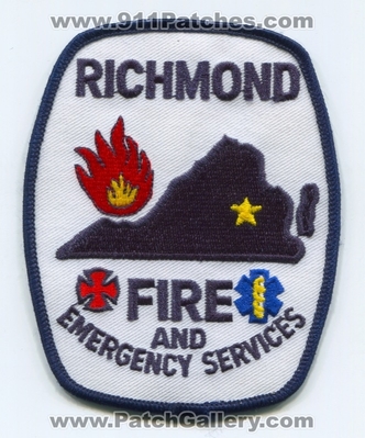 Richmond Fire and Emergency Services Patch (Virginia)
Scan By: PatchGallery.com
