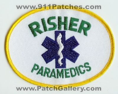 Risher Paramedics (California)
Thanks to Mark C Barilovich for this scan.
Keywords: ems ambulance