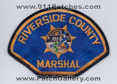 Riverside County Marshal (California)
Thanks to PaulsFirePatches.com for this scan.

